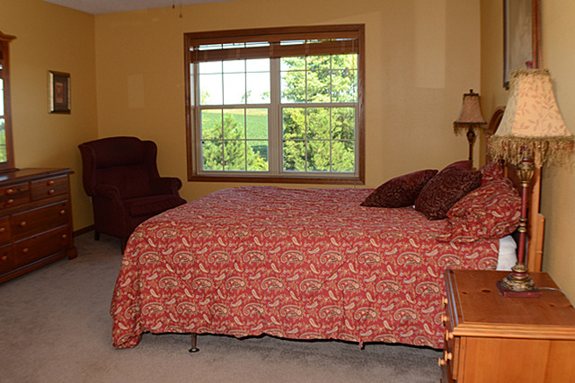 16732 Trask Bridge Road Pecatonica, IL 61063 - Photo 11 of 17 a bedroom with a bed and a window