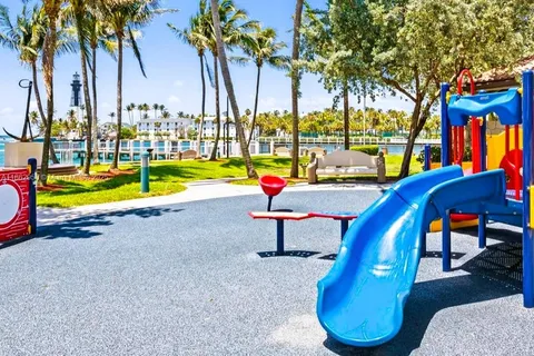 a view of a building from a balcony