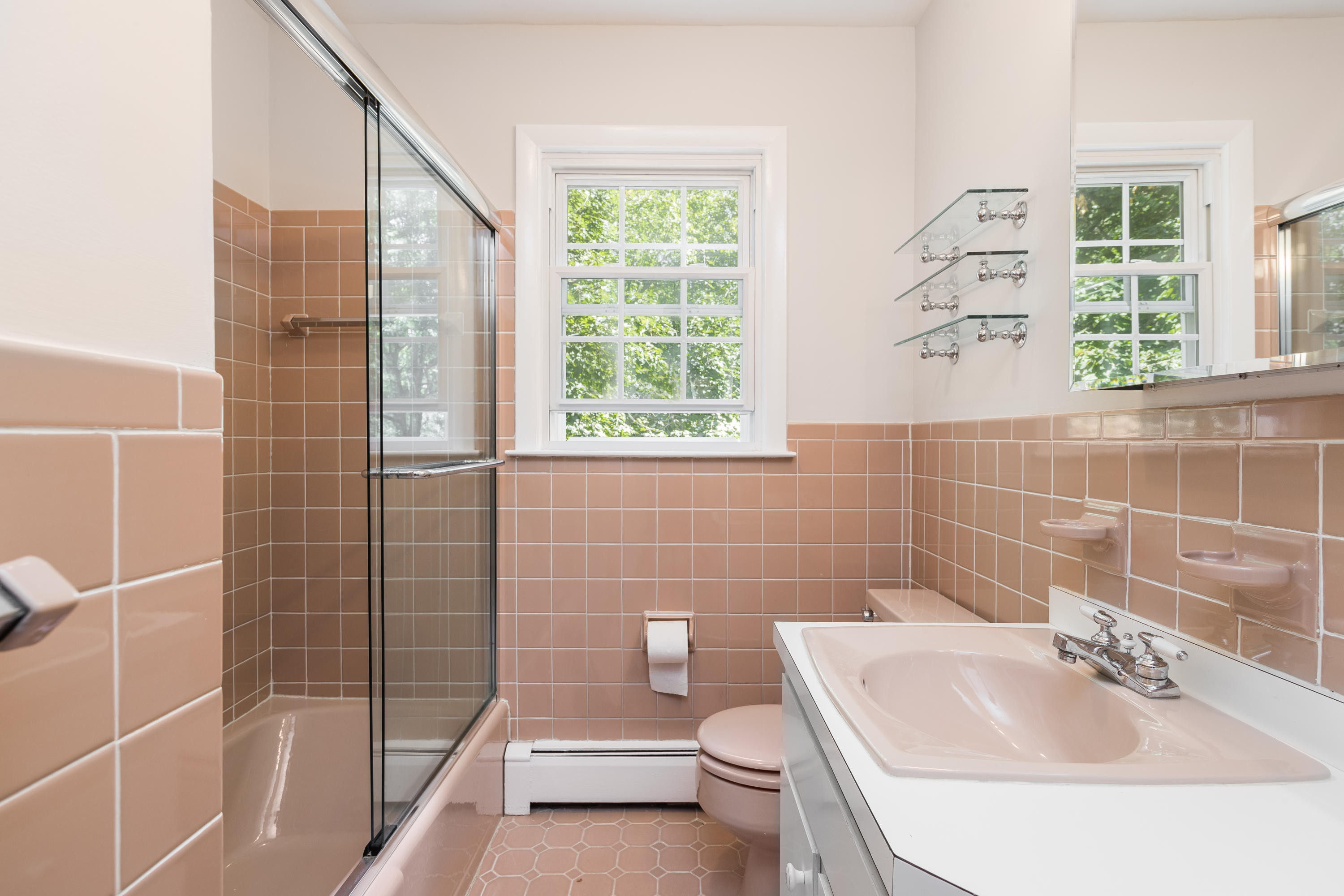 4 Littlebrook Road North Darien, CT 06820 - Photo 24 of 42 a bathroom with a sink a toilet and shower