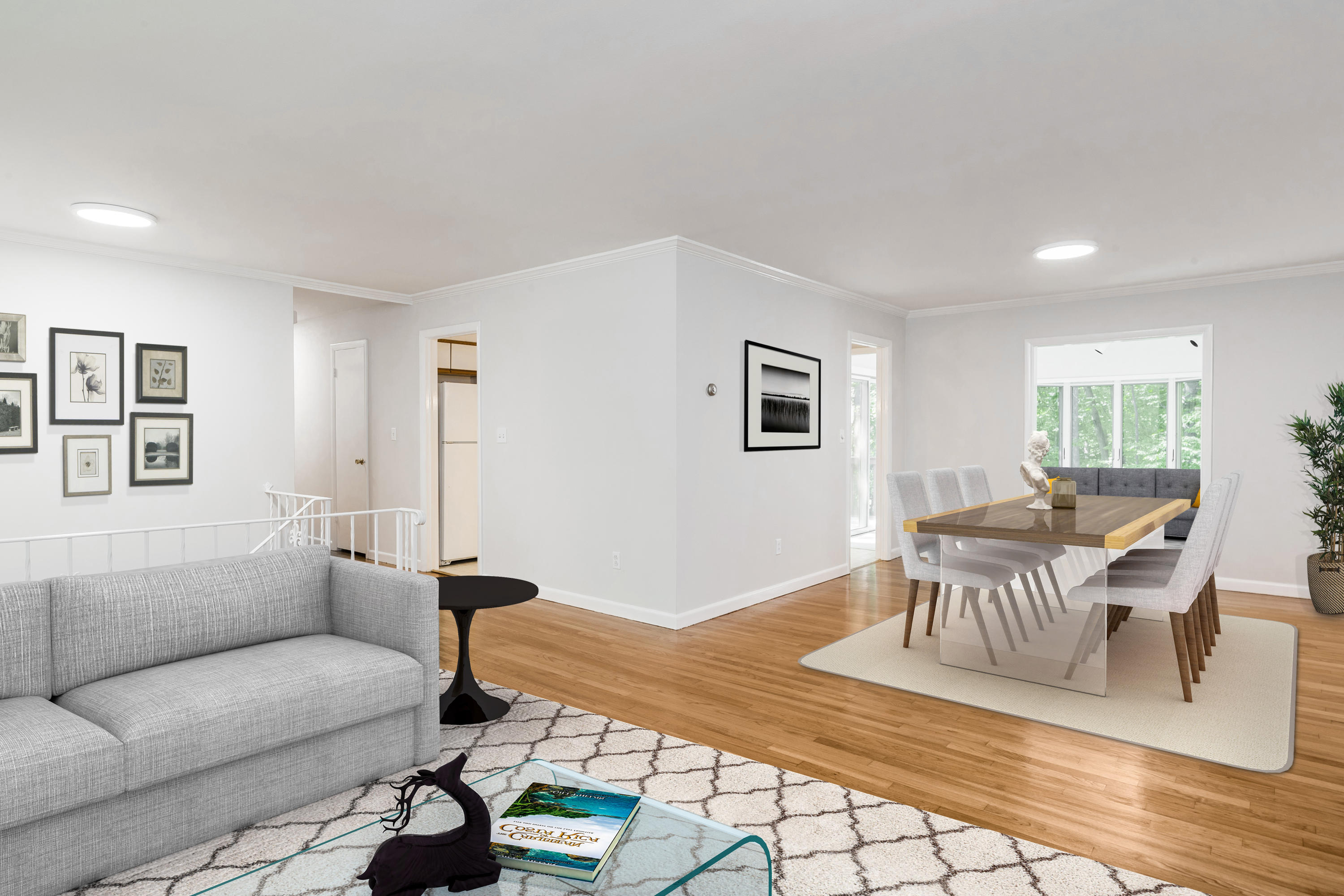 4 Littlebrook Road North Darien, CT 06820 - Photo 27 of 42 a living room with furniture a wooden floor and a window