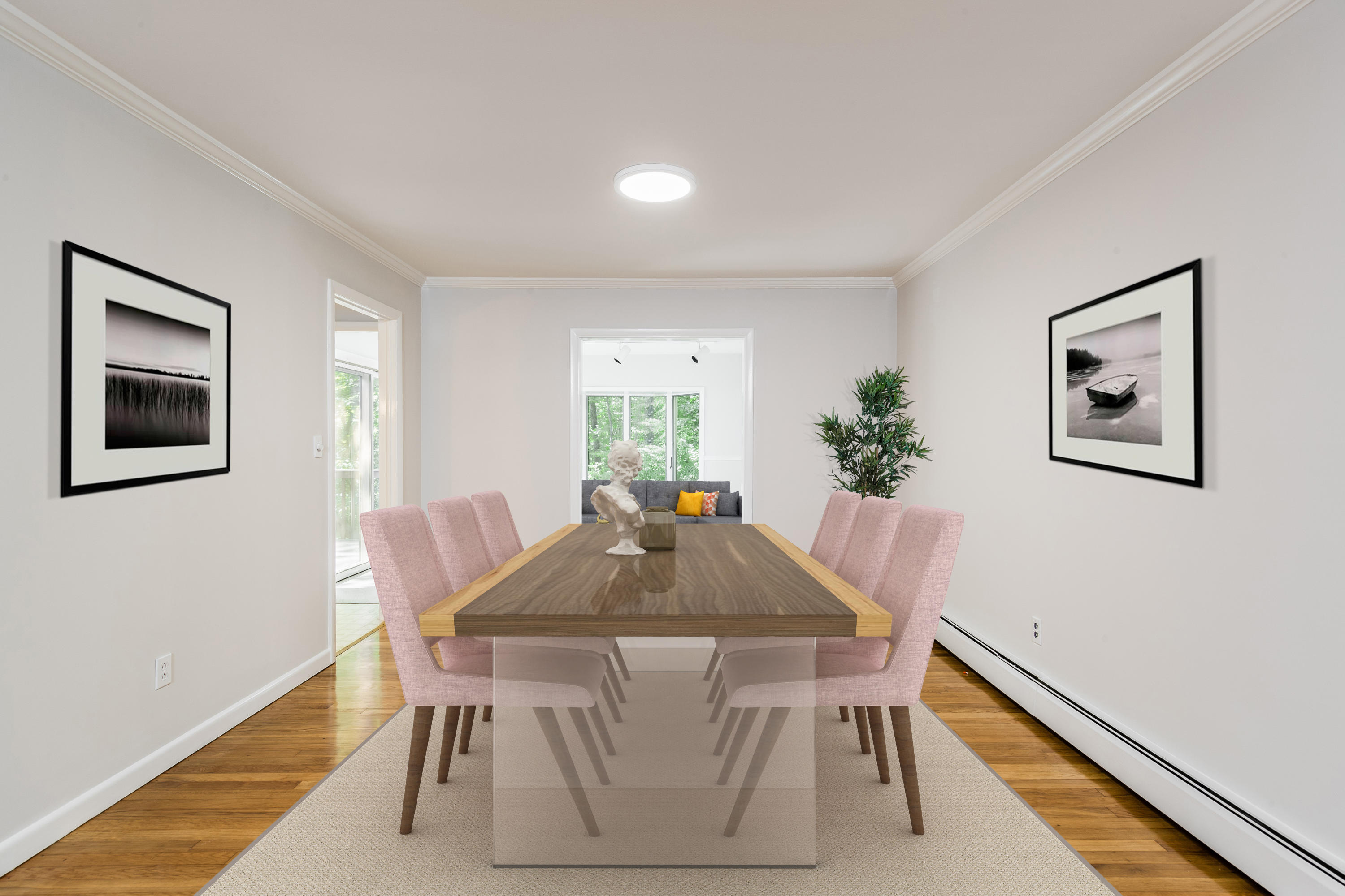 4 Littlebrook Road North Darien, CT 06820 - Photo 29 of 42 a view of a dining room with furniture and wooden floor
