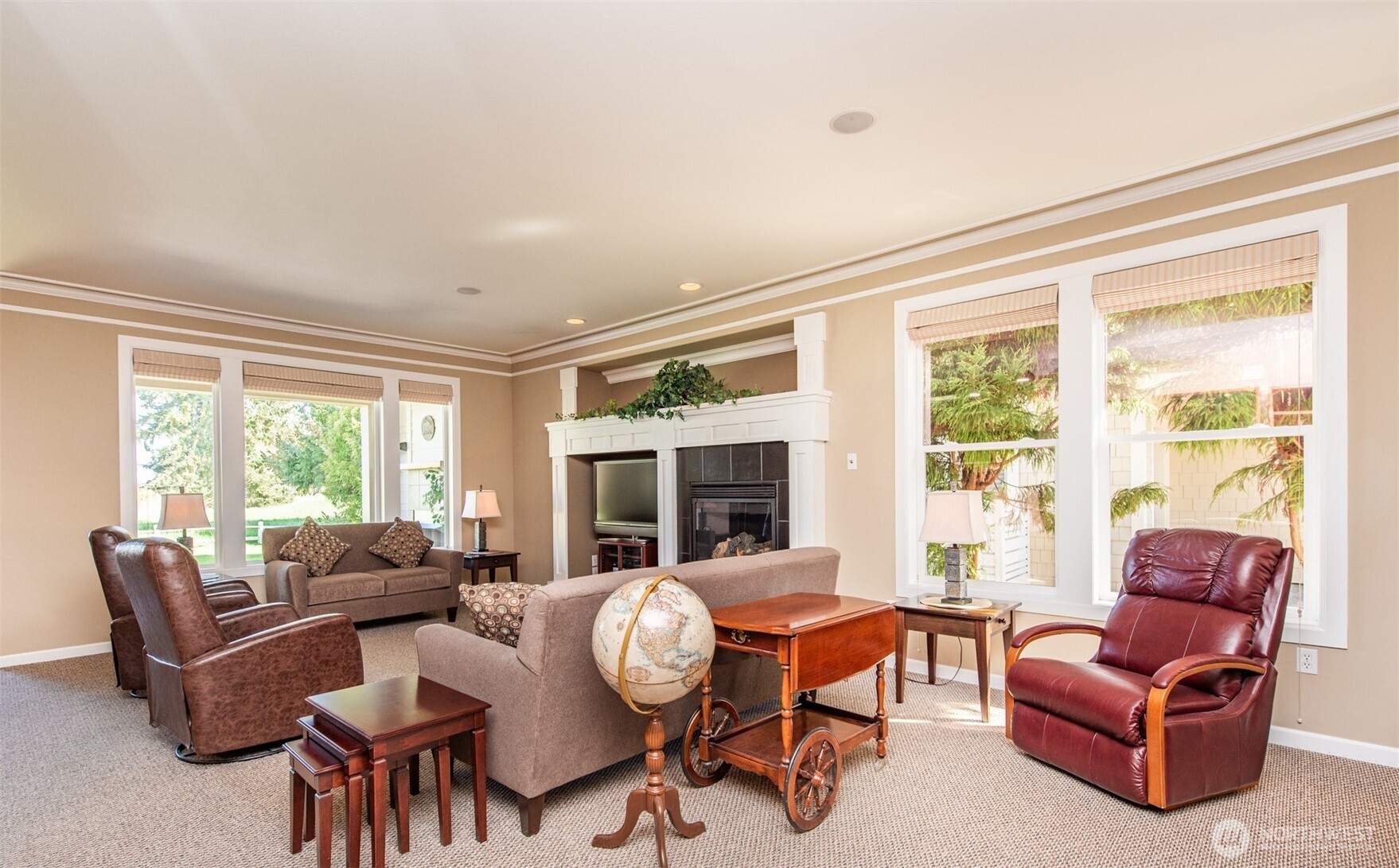 71 Mt Baker Drive Sequim, WA 98382 - Photo 9 of 25 a living room with furniture and a large window