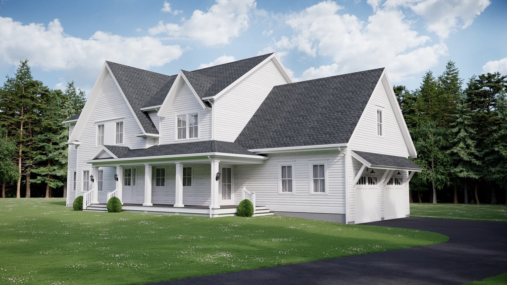 337 Green Road Bolton, MA 01740 - Photo 1 of 9 a front view of a house with a garden and yard