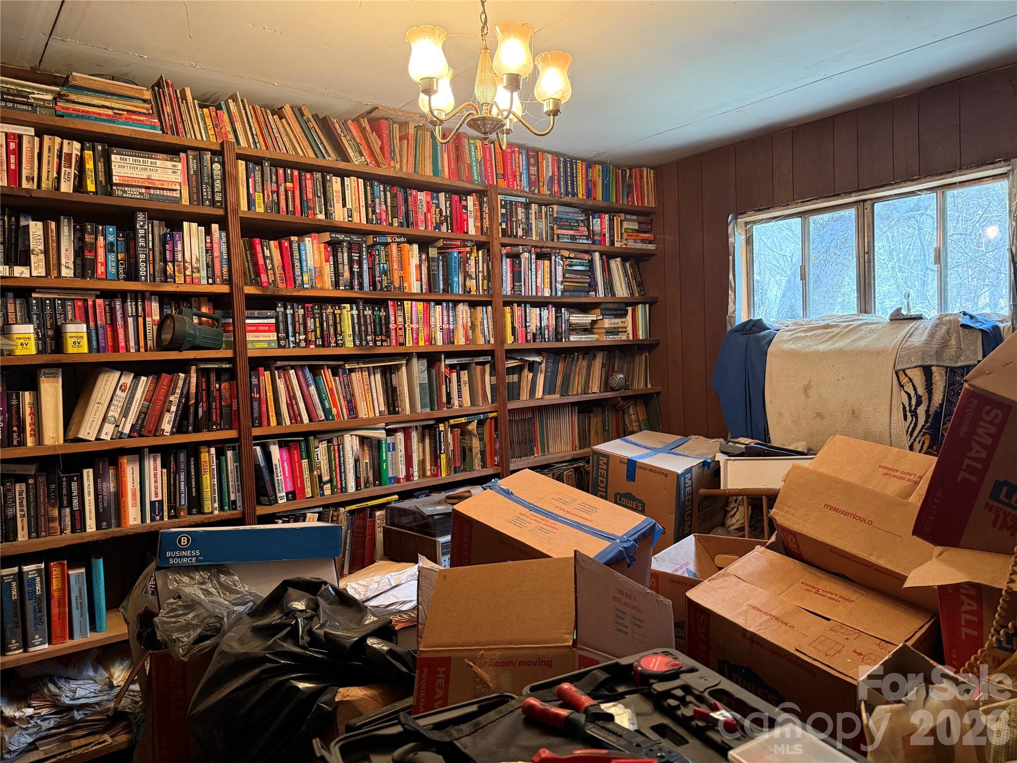 57 North Fork Road Barnardsville, NC 28709 - Photo 9 of 11 a reading room with furniture book shelf and a book shelf