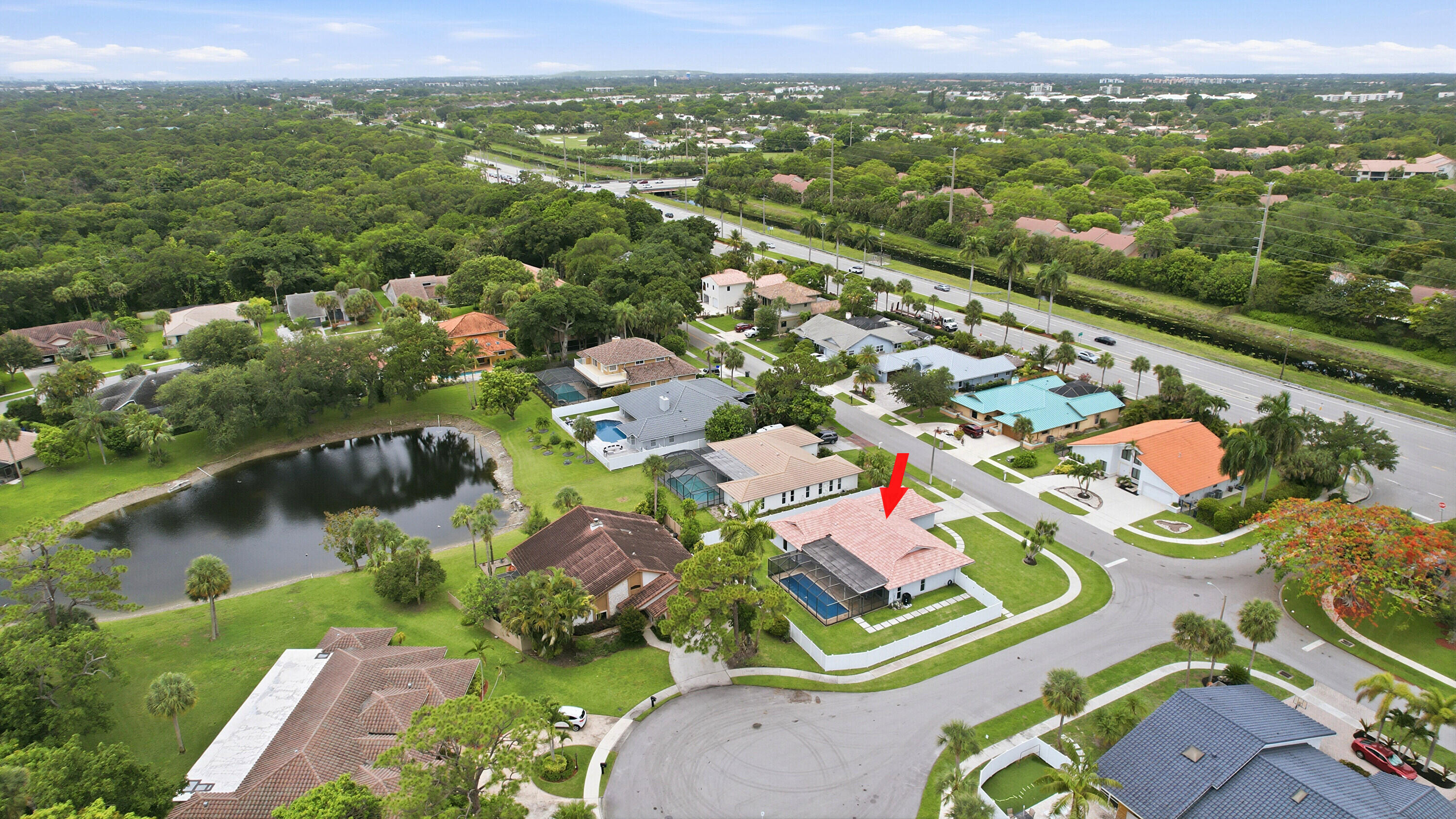 398 Northwest 22nd Avenue Boca Raton, FL 33486 - Photo 52 of 64 Aerial Neighborhood View