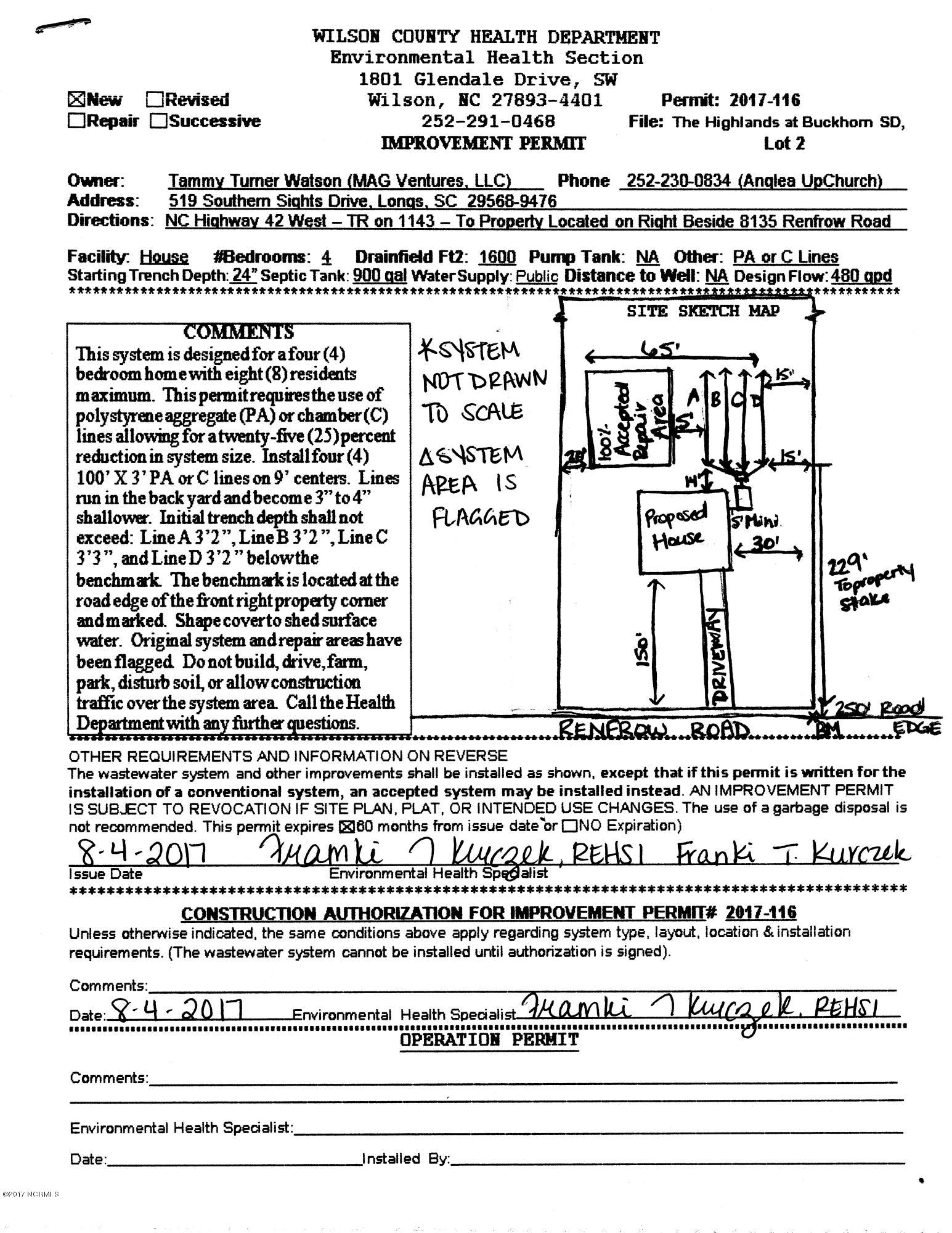Lot 2 Renfrow Road Kenly, NC 27542 - Photo 3 of 3 Renfrow Rd_Lot2