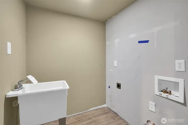 a bathroom with a sink