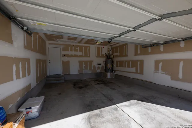 a view of a car garage