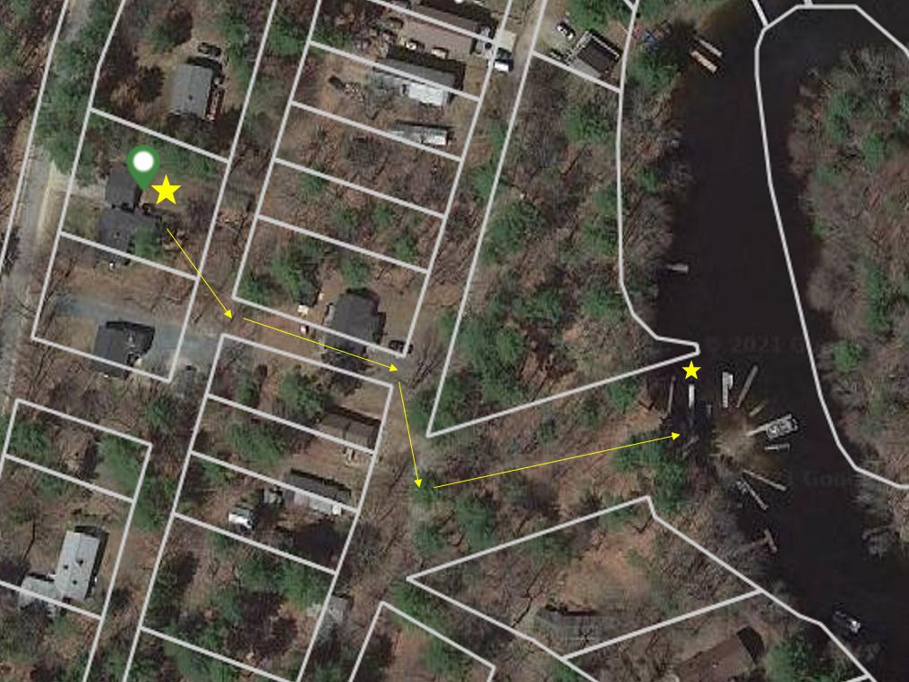 280 Thompson Point Road Naples, ME 04055 - Photo 86 of 87 Map to dock