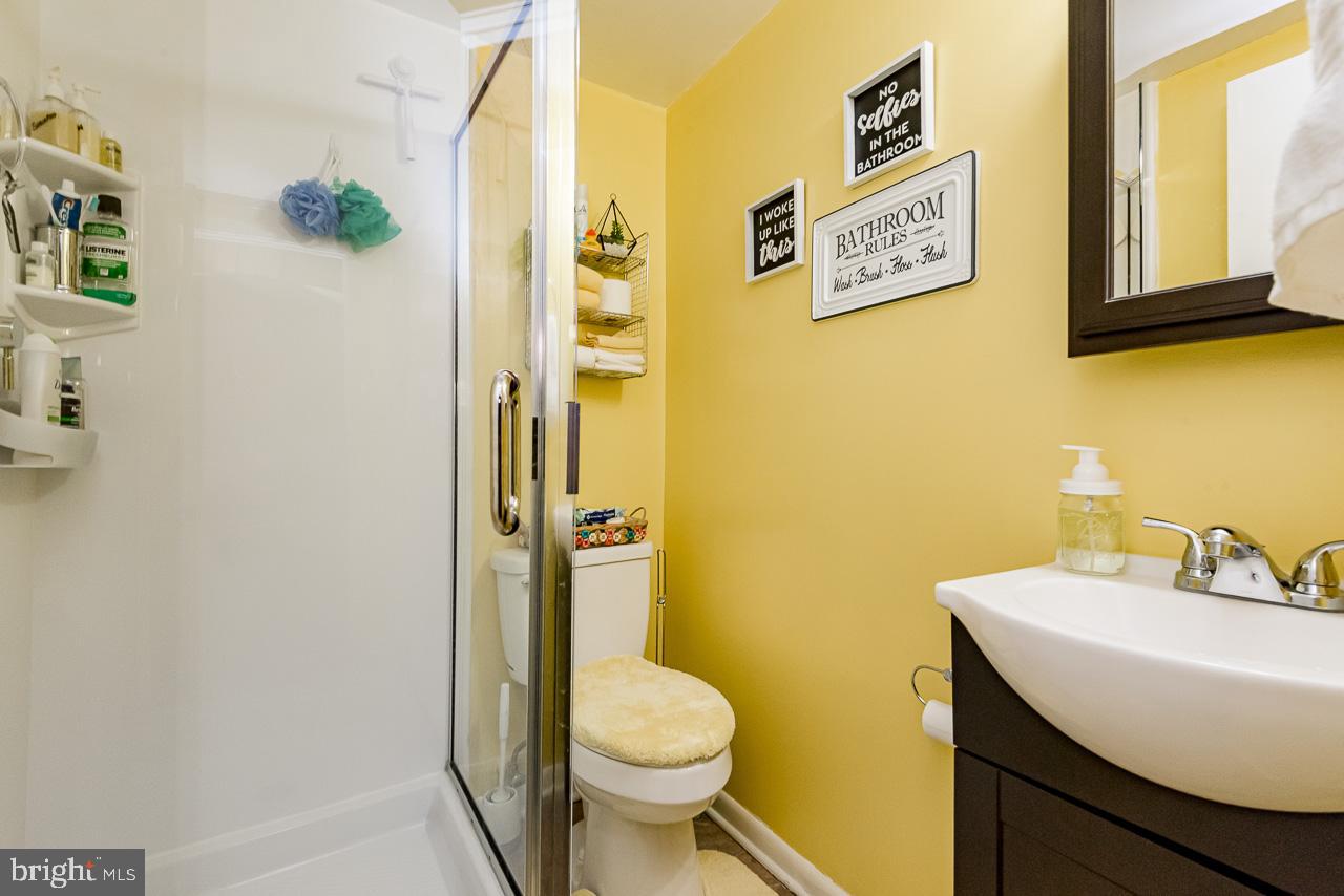 12905 Claxton Drive, Unit 1B Laurel, MD 20708 - Photo 35 of 44 Basement full bath-shower stall recently updated