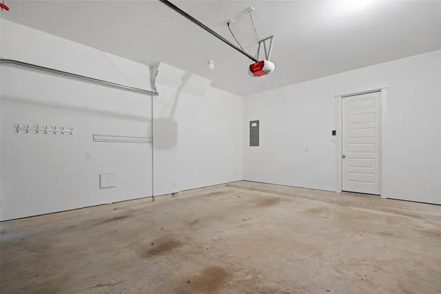 a view of hallway with washer and dryer