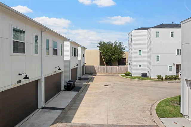 a backyard of a house