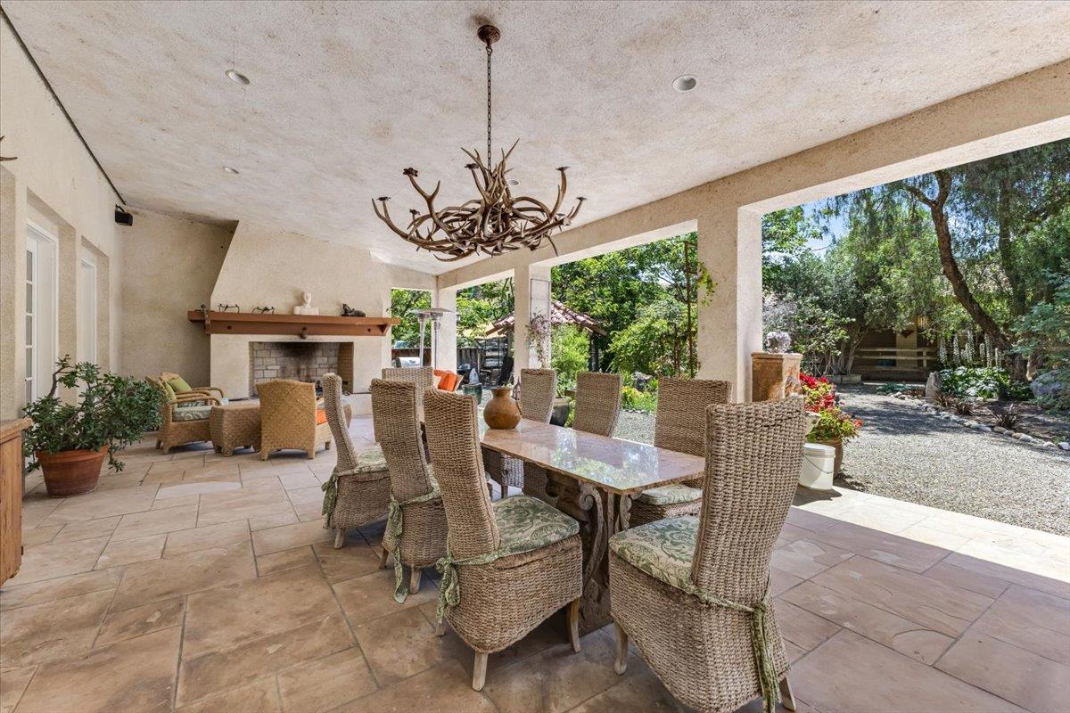 2727 Thomas Road Hollister, CA 95023 - Photo 37 of 83 a view of a dining room with furniture window and outside view
