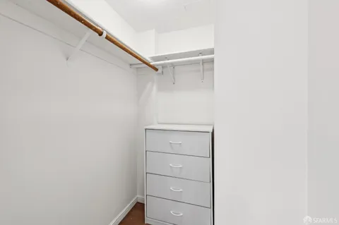 a view of walk in closet