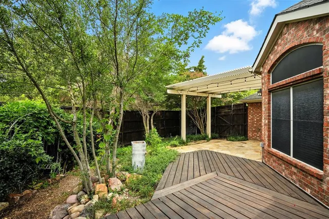 a house with trees in front of it
