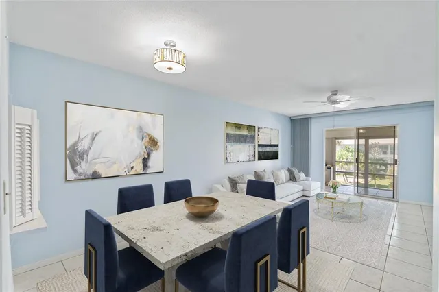 a view of an empty room