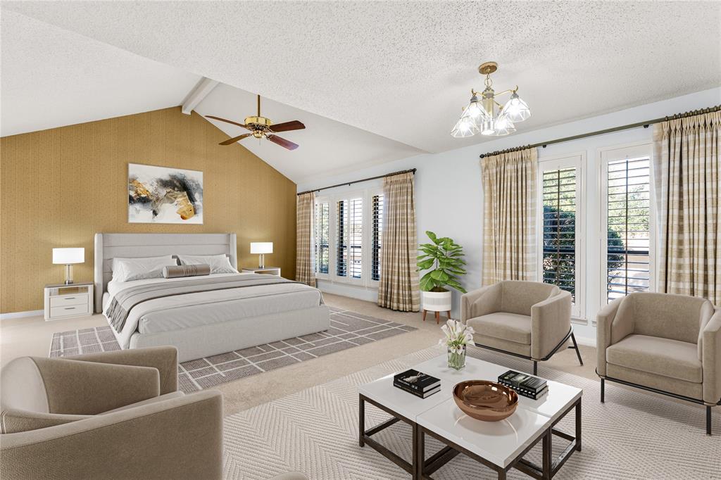 3901 Old Mill Road Waco, TX 76710 - Photo 19 of 40 a living room with furniture a rug and a chandelier