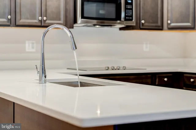 a sink with a close view of a sink