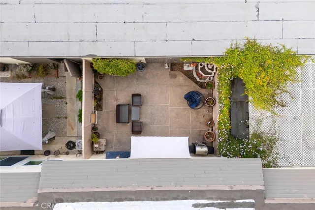 a view of outdoor space with seating area