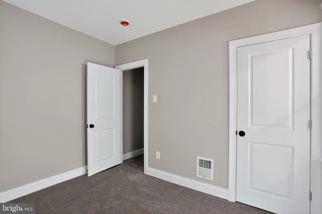 a view of an empty room