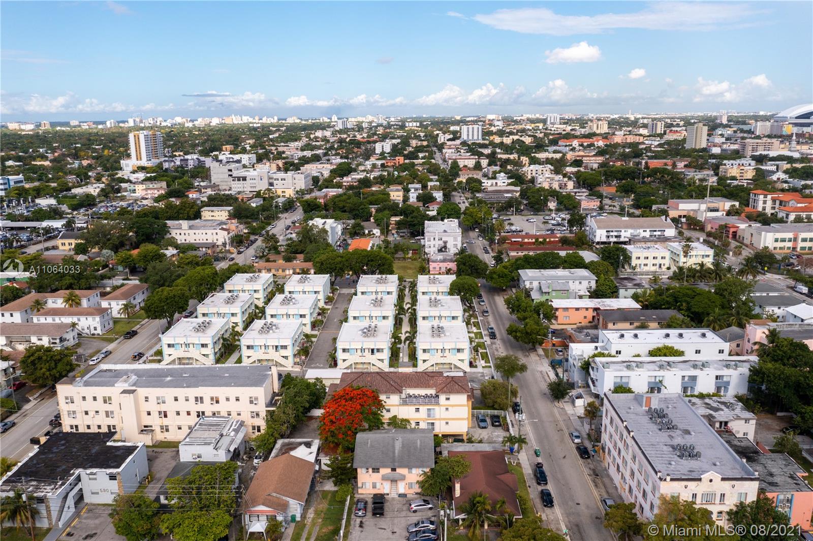 520 Southwest 5th Street, Unit 303 Miami, FL 33130 - Photo 26 of 49 an aerial view of a city