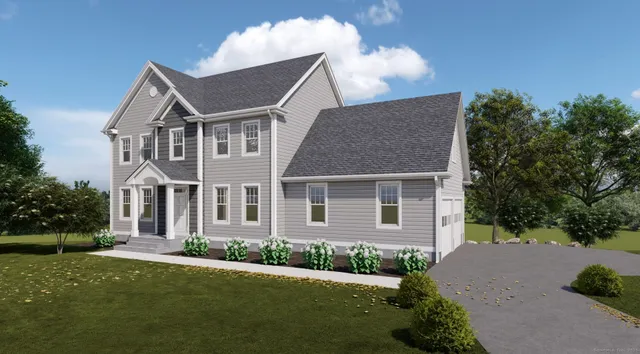 front view of house with a yard