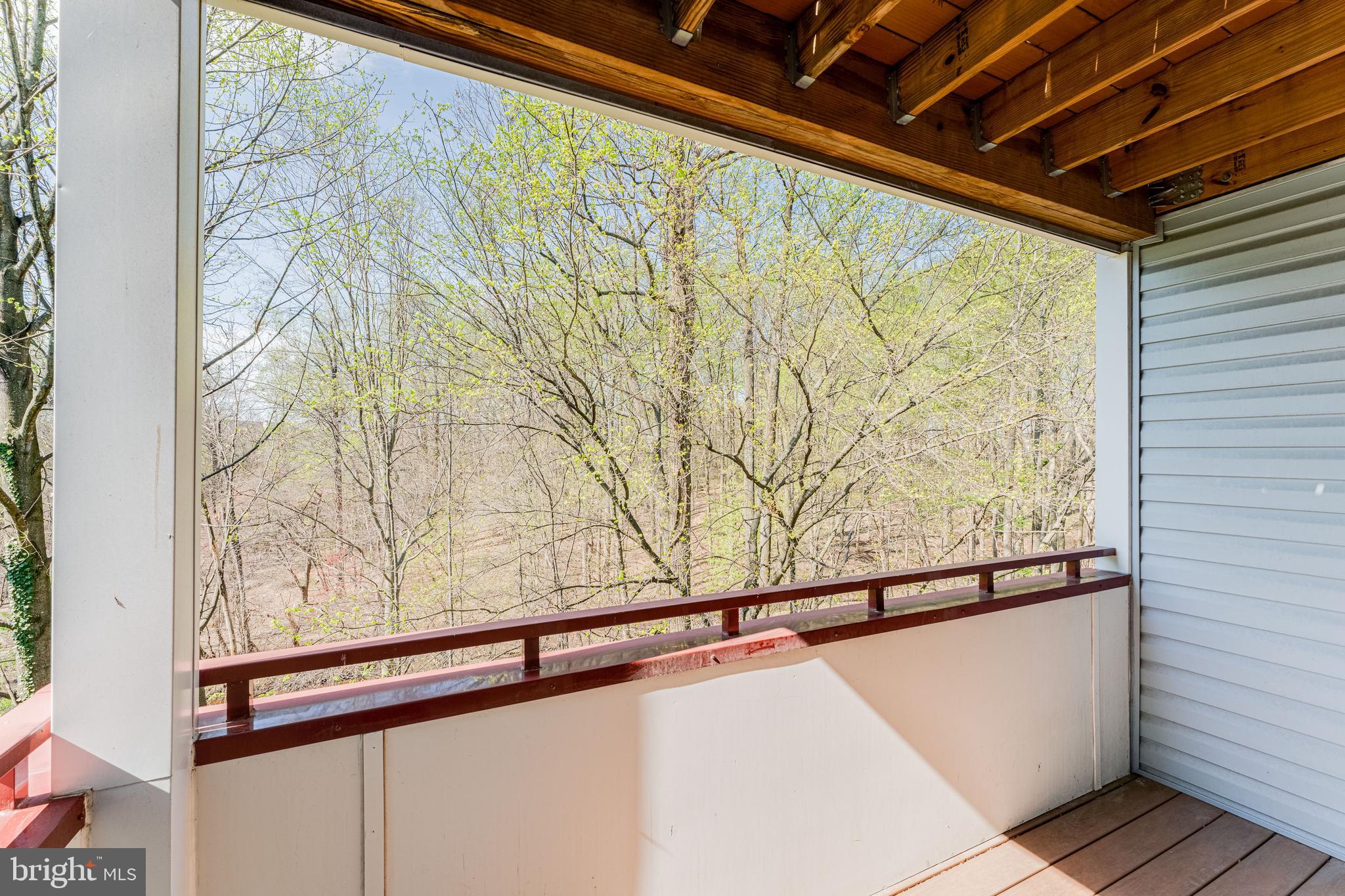 13603 Sir Thomas Way, Unit 2B33 Silver Spring, MD 20904 - Photo 19 of 31 Full Privacy off your Balcony w/ Recessed Woods