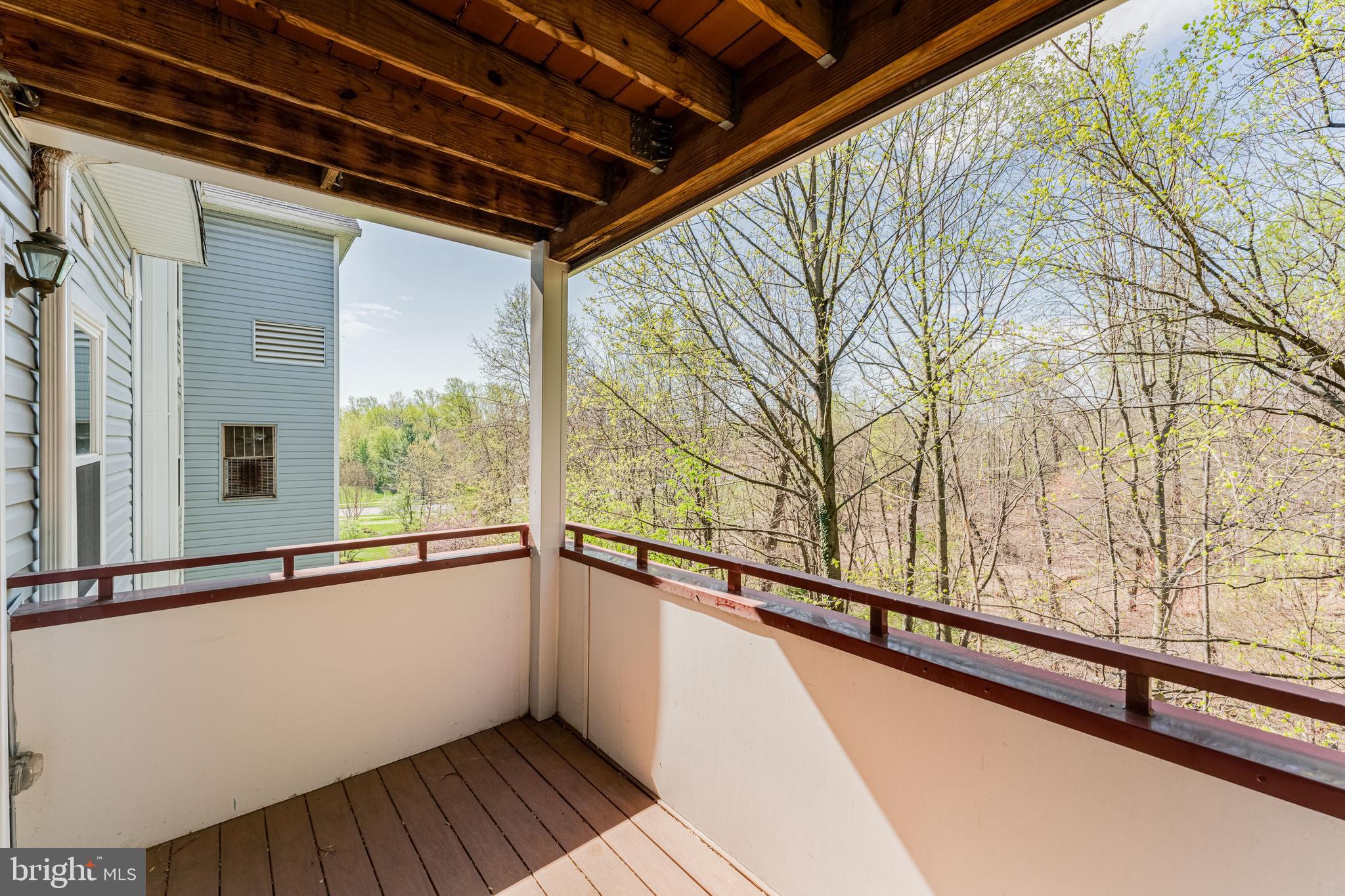 13603 Sir Thomas Way, Unit 2B33 Silver Spring, MD 20904 - Photo 20 of 31 Full Privacy off your Balcony w/ Recessed Woods