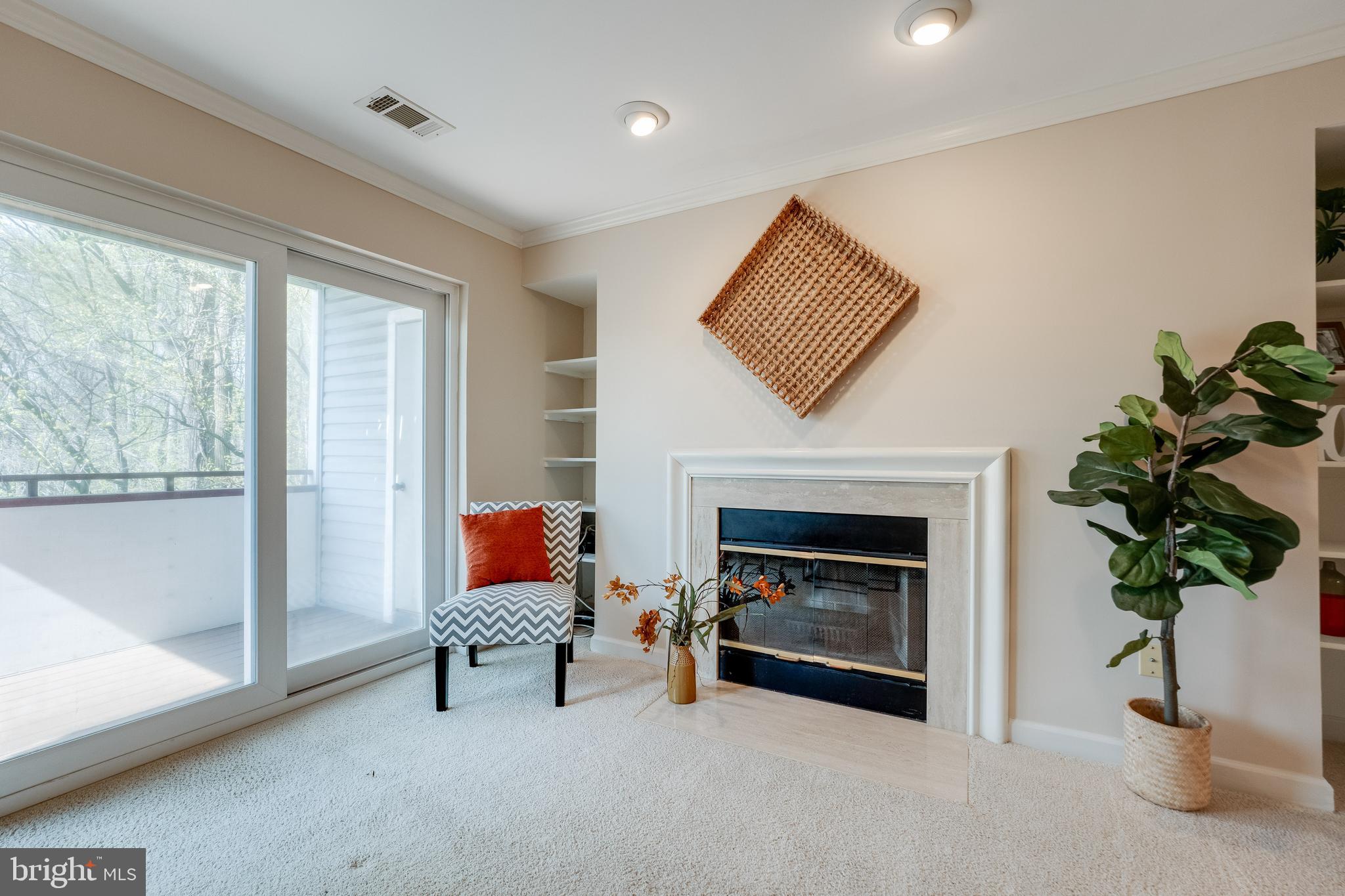 13603 Sir Thomas Way, Unit 2B33 Silver Spring, MD 20904 - Photo 5 of 31 Oversized Sliders '09, Wood Fireplace