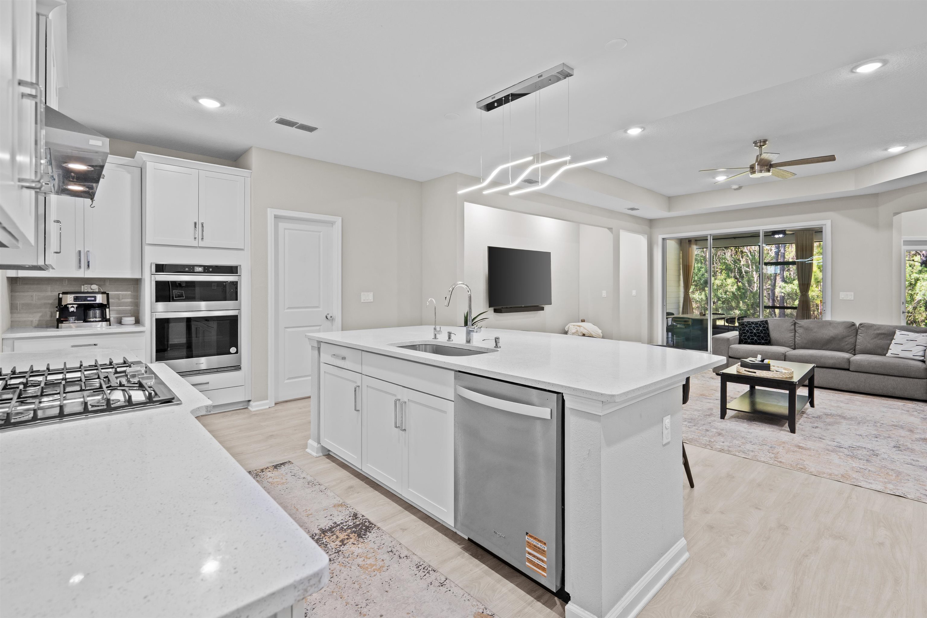 207 Archstone Way St. Augustine, FL 32092 - Photo 49 of 49 a view of kitchen with sink microwave and refrigerator