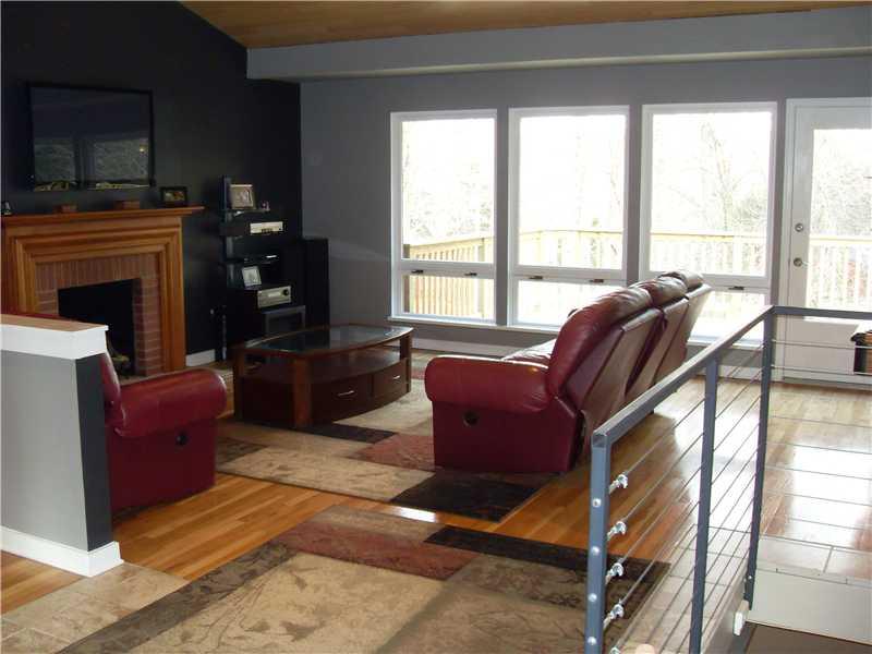 9600 Woodcrest Road Pittsburgh, PA 15237 - Photo 2 of 15 Living Room. The fireplace includes gas logs.