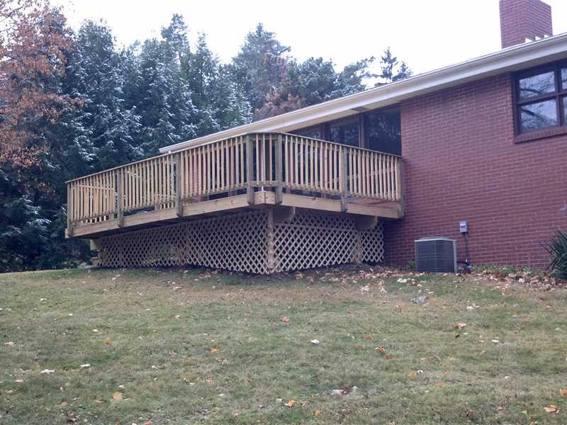 9600 Woodcrest Road Pittsburgh, PA 15237 - Photo 13 of 15 Patio/Deck. The large deck for summertime fun!