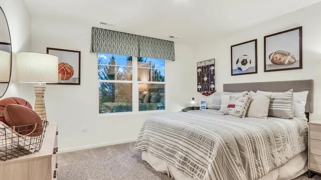 a view of a park with slide