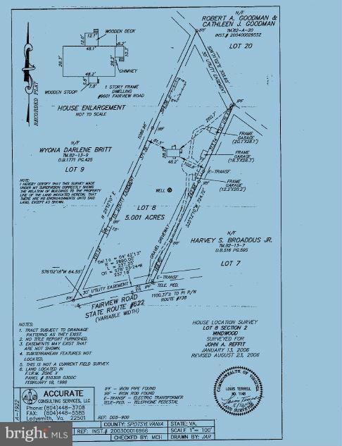 9601 Fairview Road Partlow, VA 22534 - Photo 28 of 29 Plat