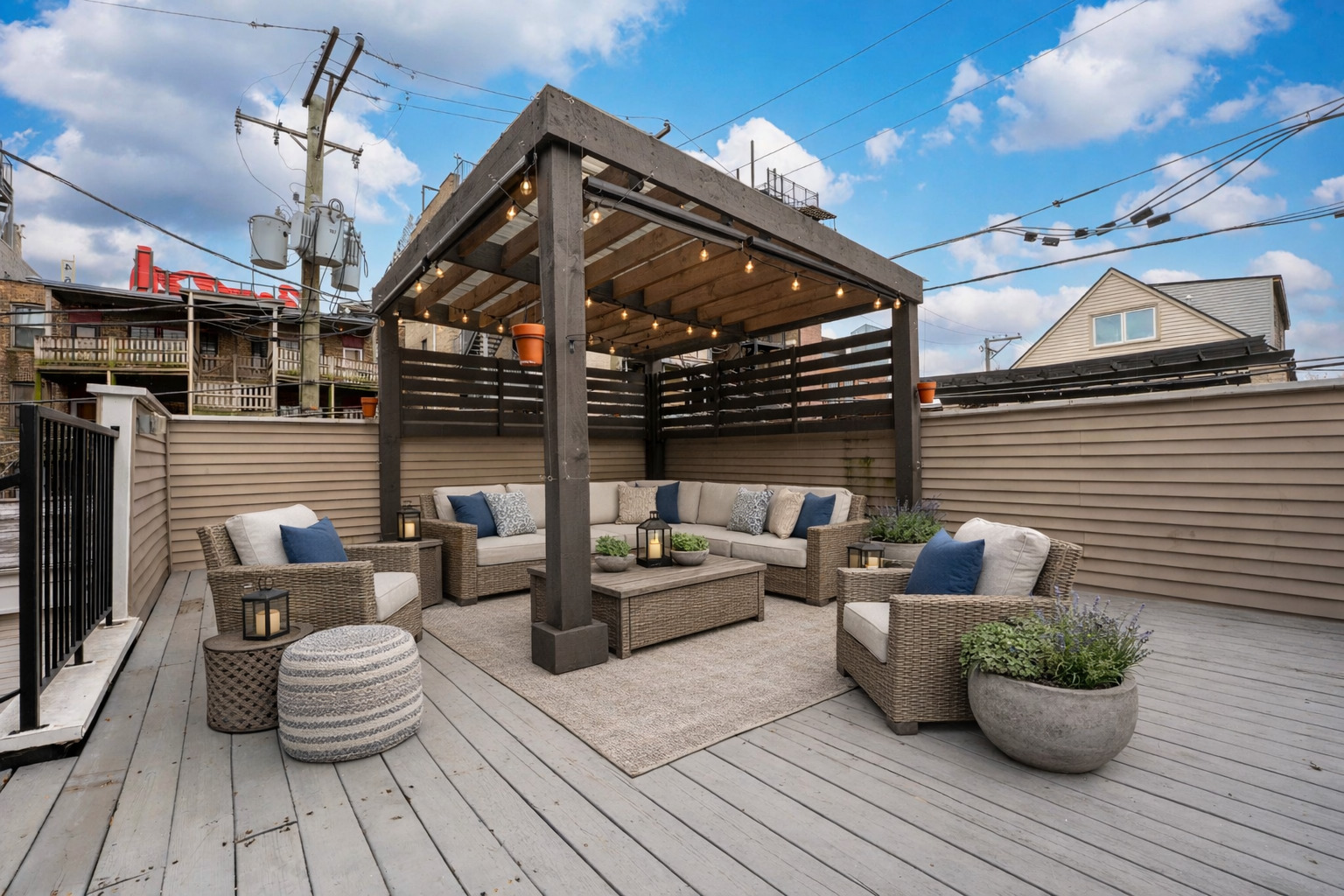 3716 North Kenmore Avenue, Unit 1 Chicago, IL 60613 - Photo 21 of 26 a living room with furniture and a potted plant