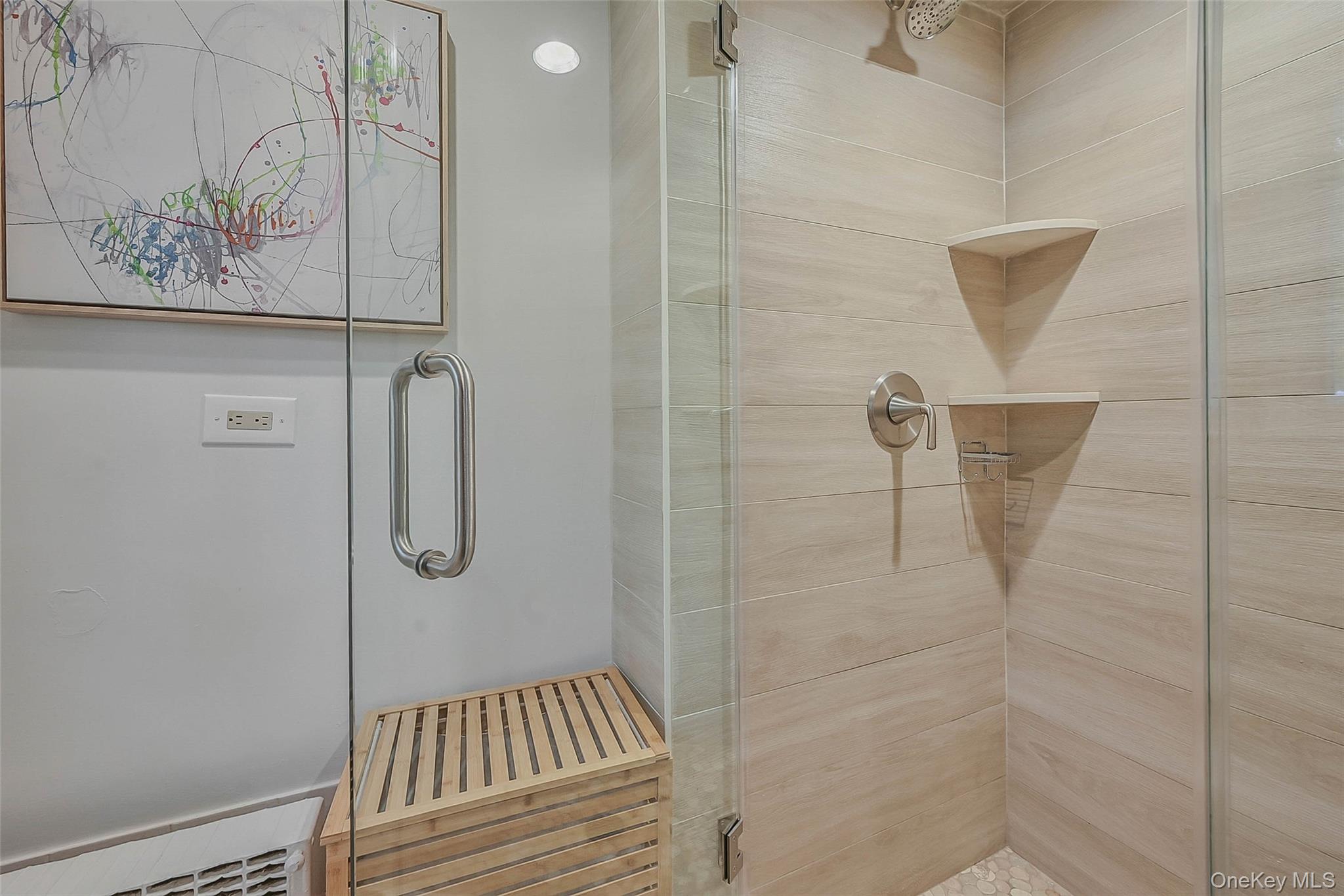 746 Sound View Road Mill Neck, NY 11765 - Photo 21 of 37 a bathroom with a shower