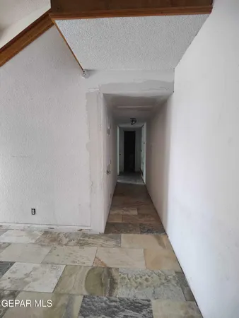 a view of hallway with window