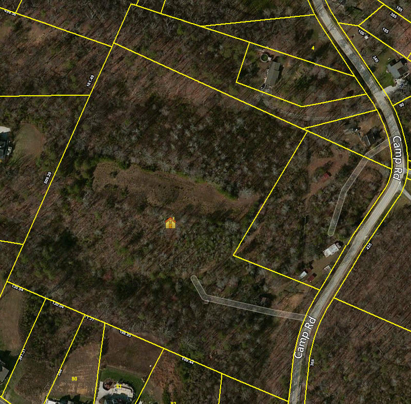 3603 Camp Road Ooltewah, TN 37363 - Photo 1 of 1 Plat Aerial Tight