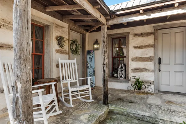 a view of front door