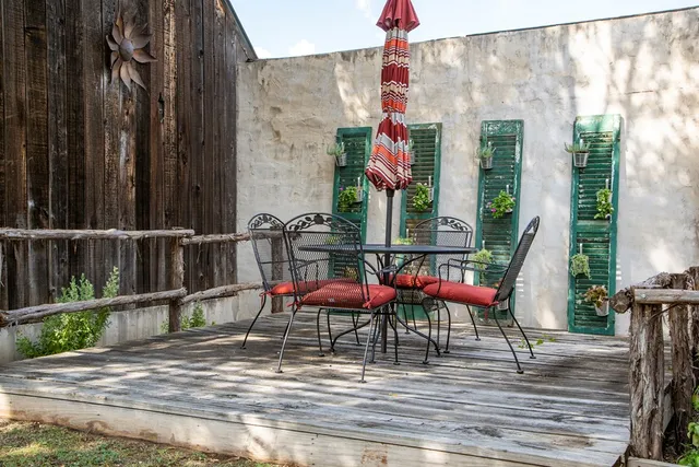 a view of deck with patio