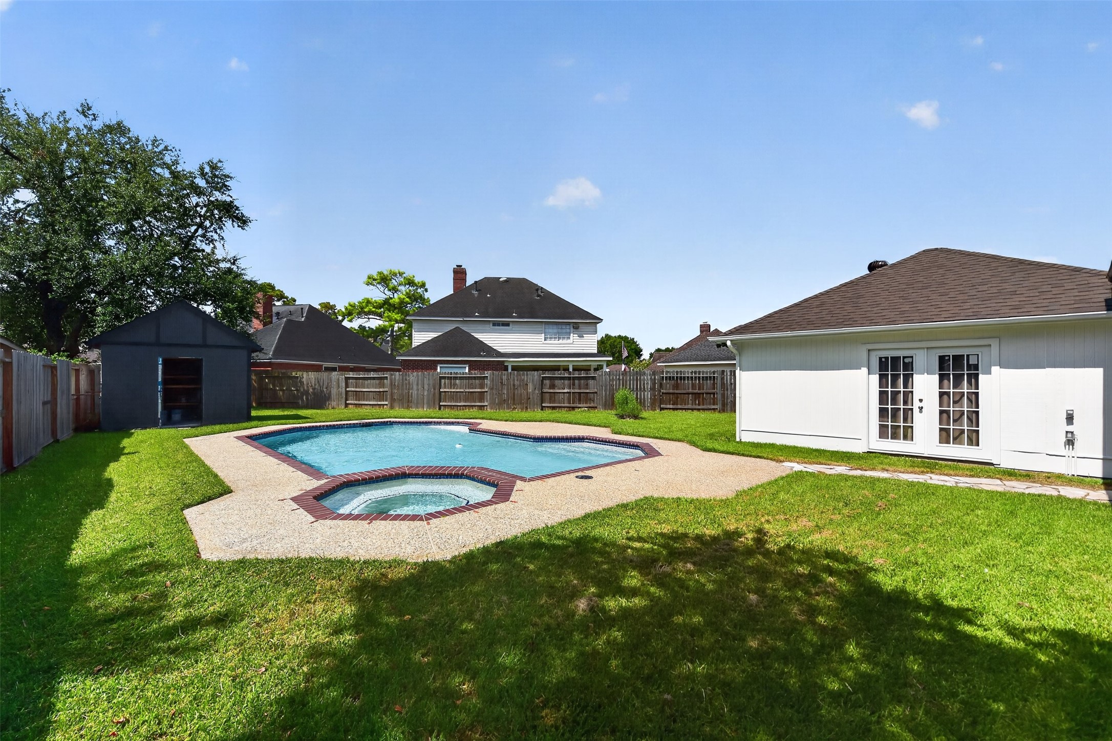 6006 Matt Road Humble, TX 77346 - Photo 27 of 34 Spacious backyard.
