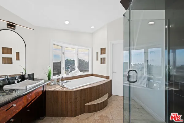 a view of a hallway with white walls