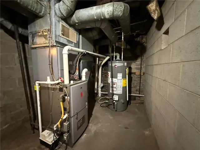 a view of storage and utility room