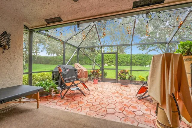 a view of an outdoor sitting area