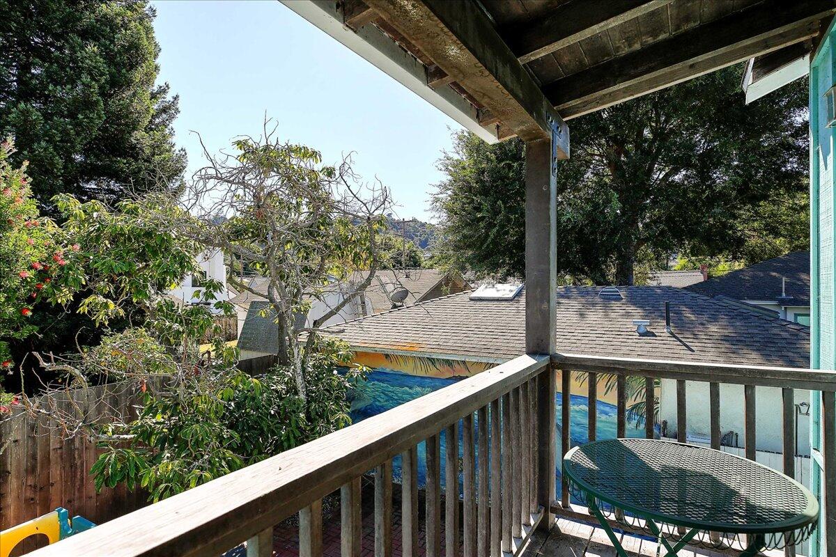 0 Mountain Avenue Santa Barbara, CA 93101 - Photo 14 of 24 a view of a balcony with wooden floor