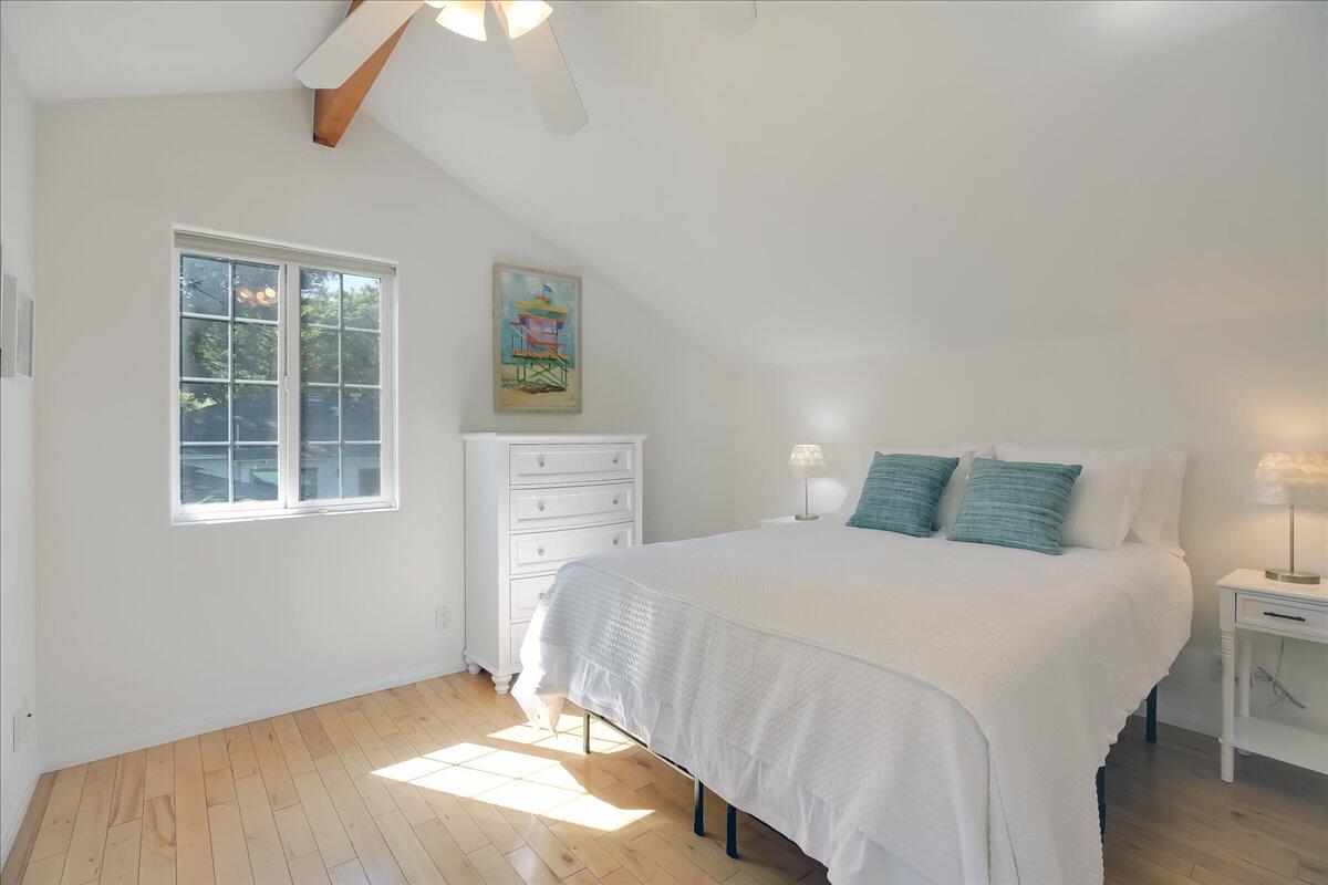 0 Mountain Avenue Santa Barbara, CA 93101 - Photo 16 of 24 a bedroom with a bed and a window