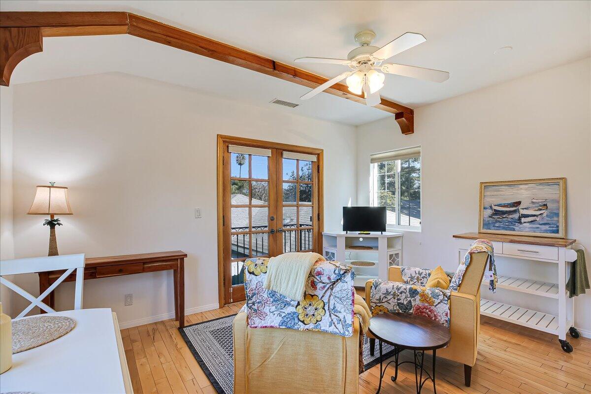 0 Mountain Avenue Santa Barbara, CA 93101 - Photo 4 of 24 a living room with furniture and a flat screen tv