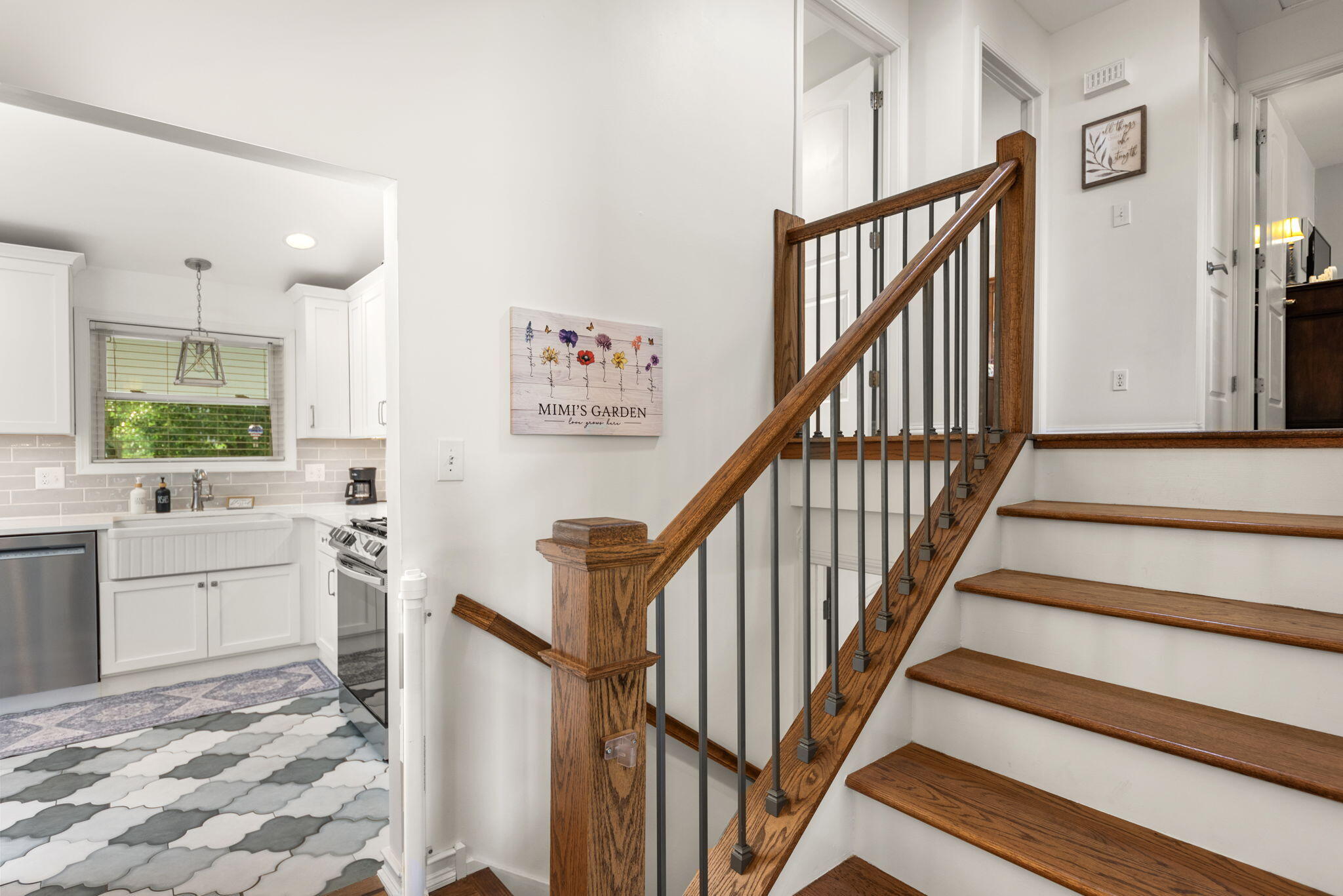 9835 Arthur Court Crown Point, IN 46307 - Photo 9 of 27 a view of a hallway with washer and dryer