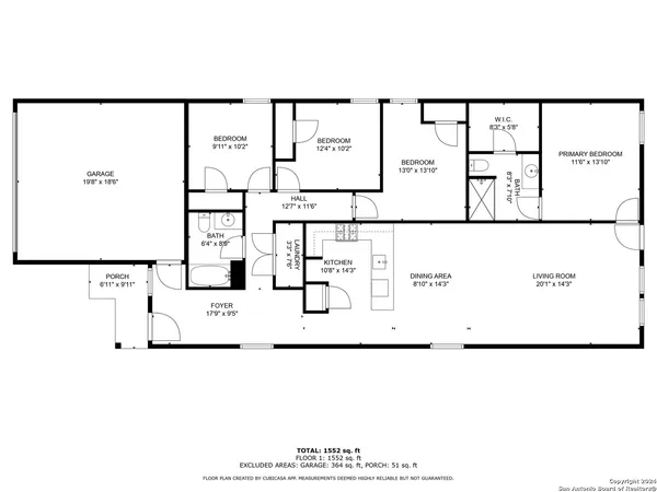 $1,625 | 9702 Durham Mill, San Antonio, TX 78254