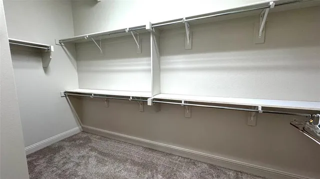 a close view of closet